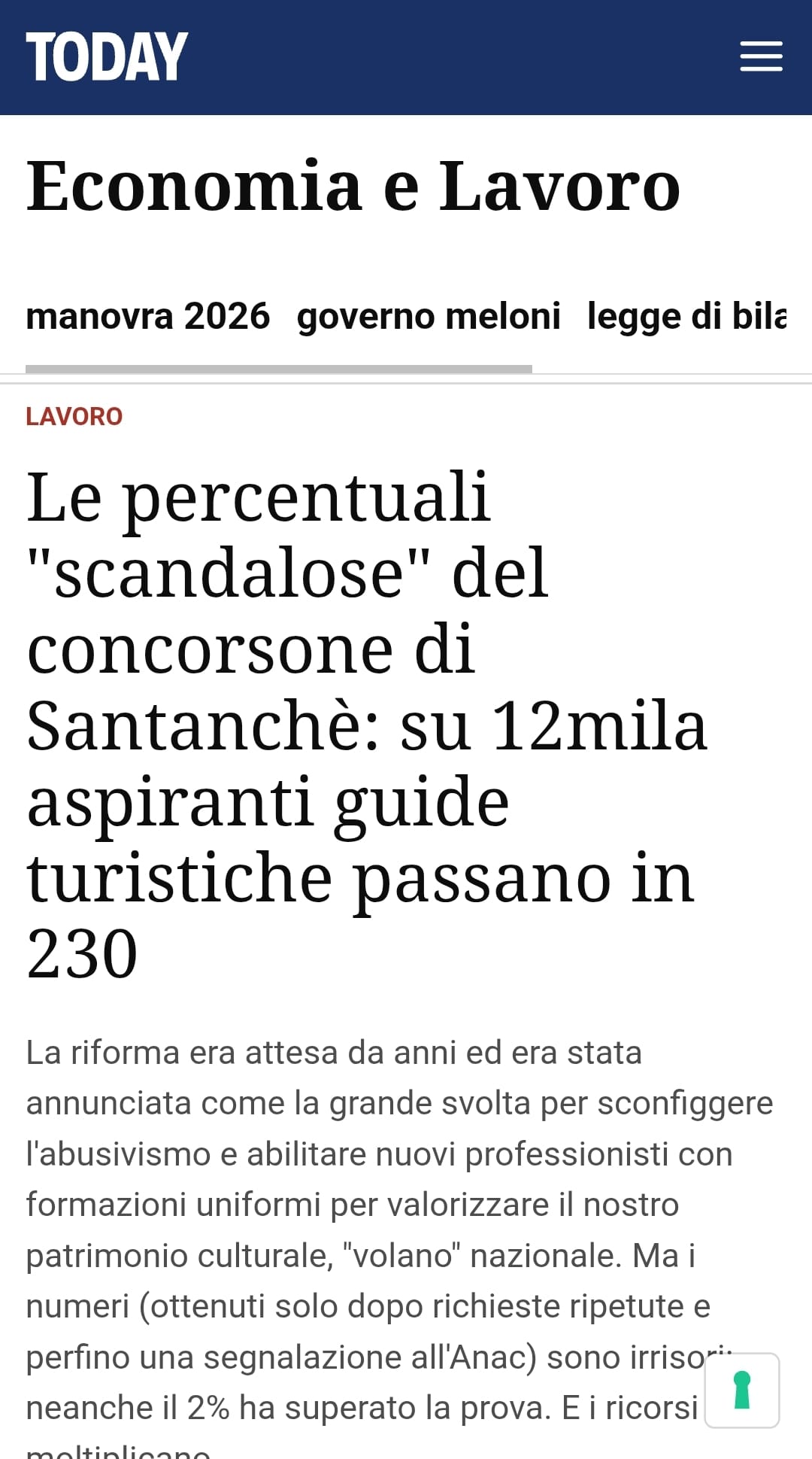 Concorsone di Santanchè
